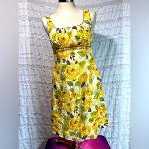 Cabi floral sleeveless dress